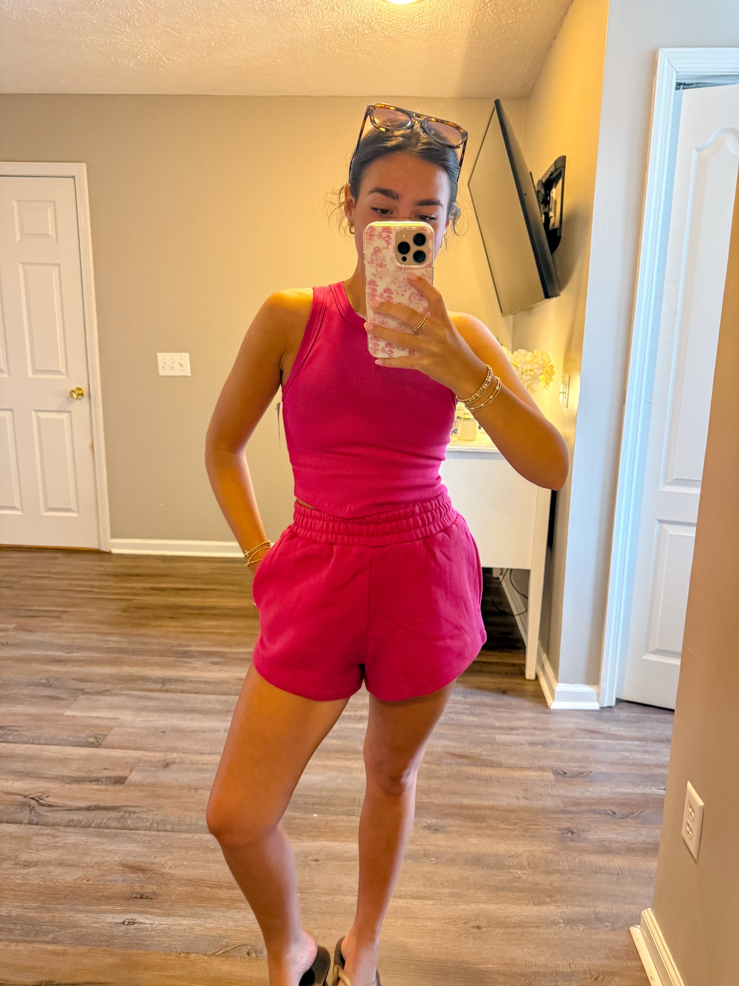 Plum Sweatshort