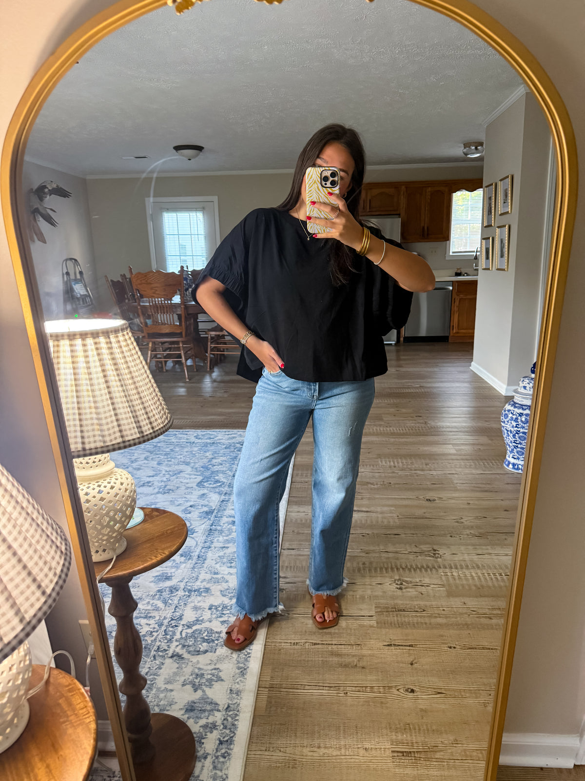 Elastic Cuff Top
