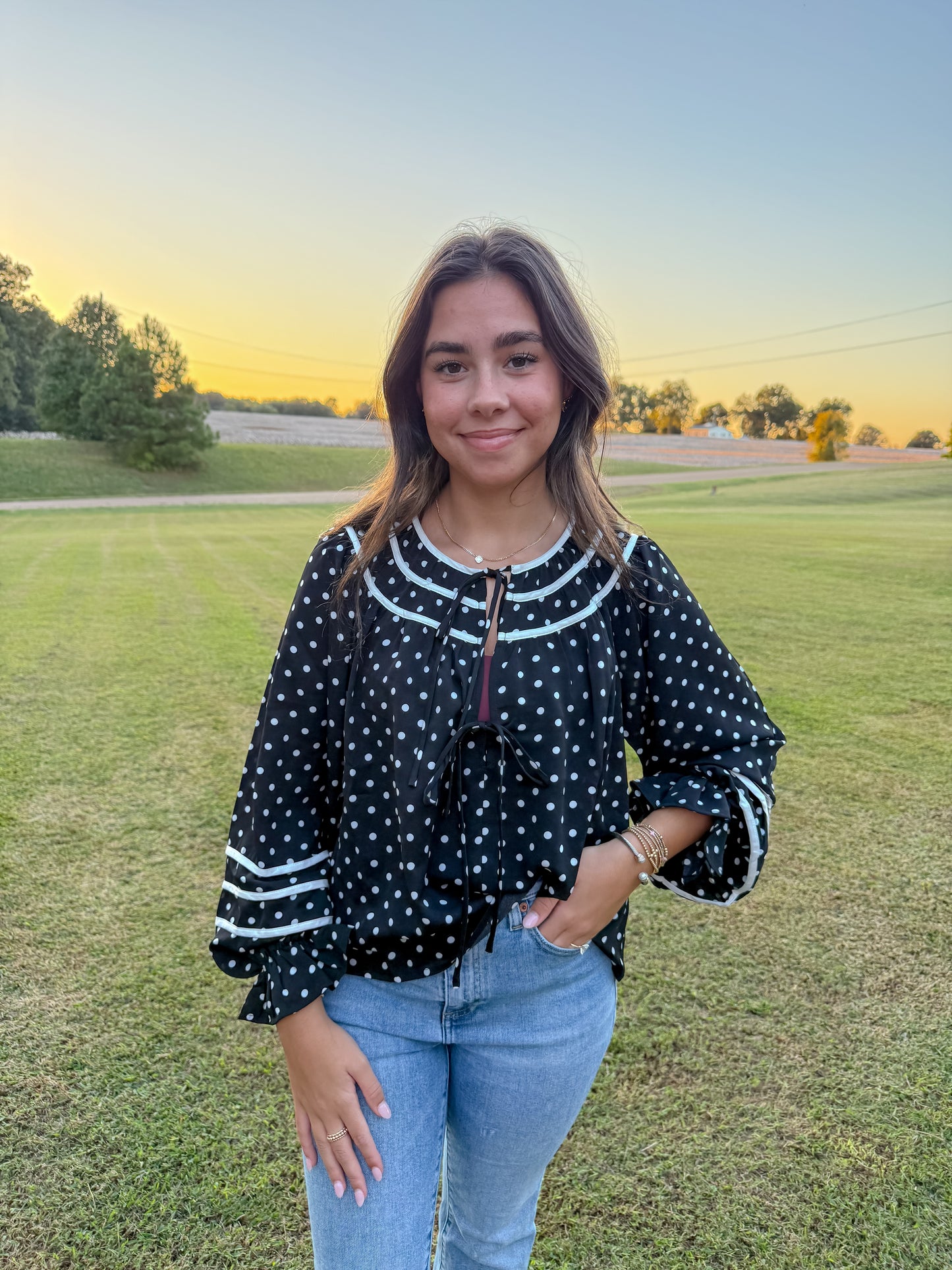 Polka Dot Blouse