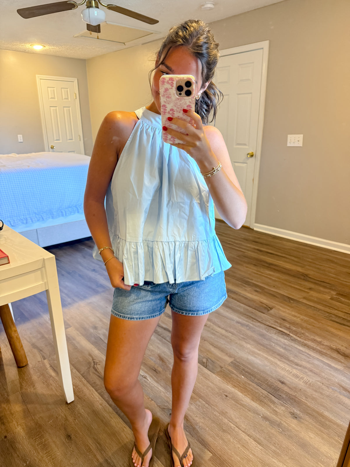 Baby Blue Blouse