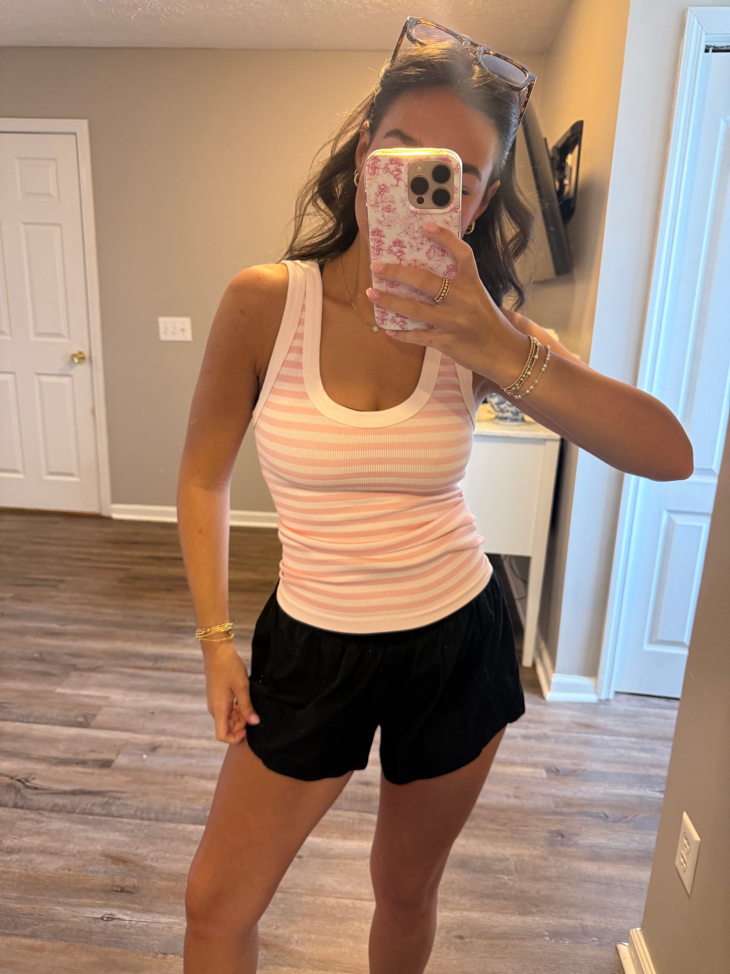 Reversible Tank-Pink