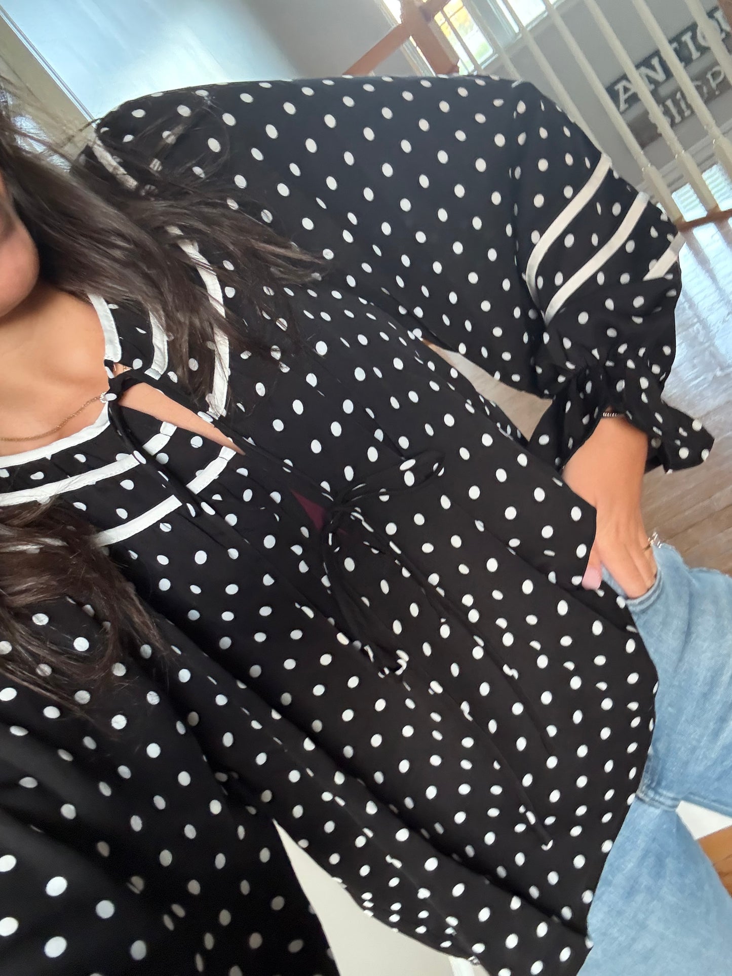 Polka Dot Blouse