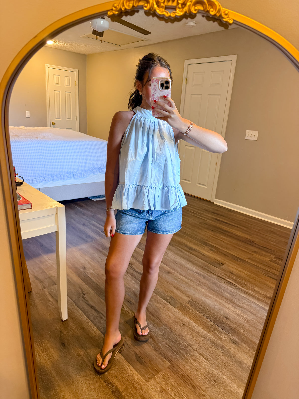 Baby Blue Blouse