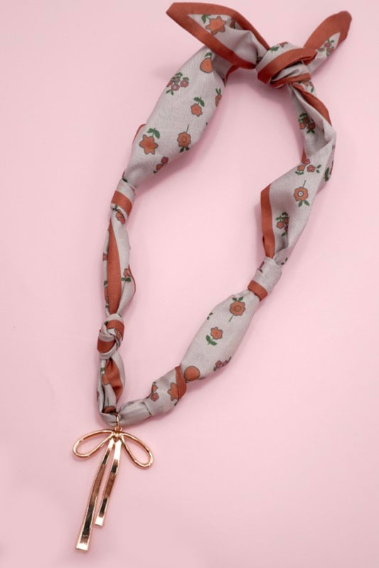 Bow Scarf Necklace