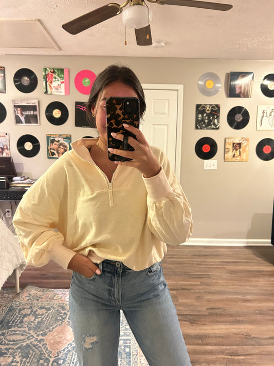 Cream Vintage Pullover